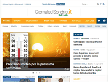 Tablet Screenshot of giornaledisondrio.it